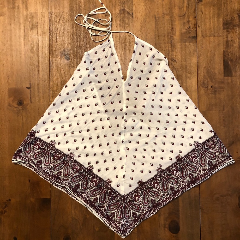 Boho Tie Halter Neck